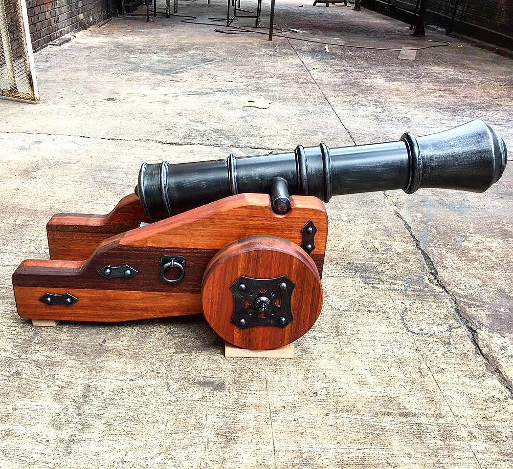 Replica canon customised with NW/35DD 30mm dia half cap studs 