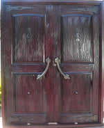 Pivot door feauting NW/AC27 mock knocker, NW/AC6 mock hinge and NW/35DD round stud. 