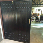 Showroom folding stack doors featuring NW/94DD