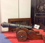 NW/94DD used to give this cannon a medieval, rustic look 