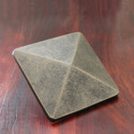 NW/105DD 75 mm square cap. Perfect addition to doors, furniture and kitchen cupboards. Decor 1000